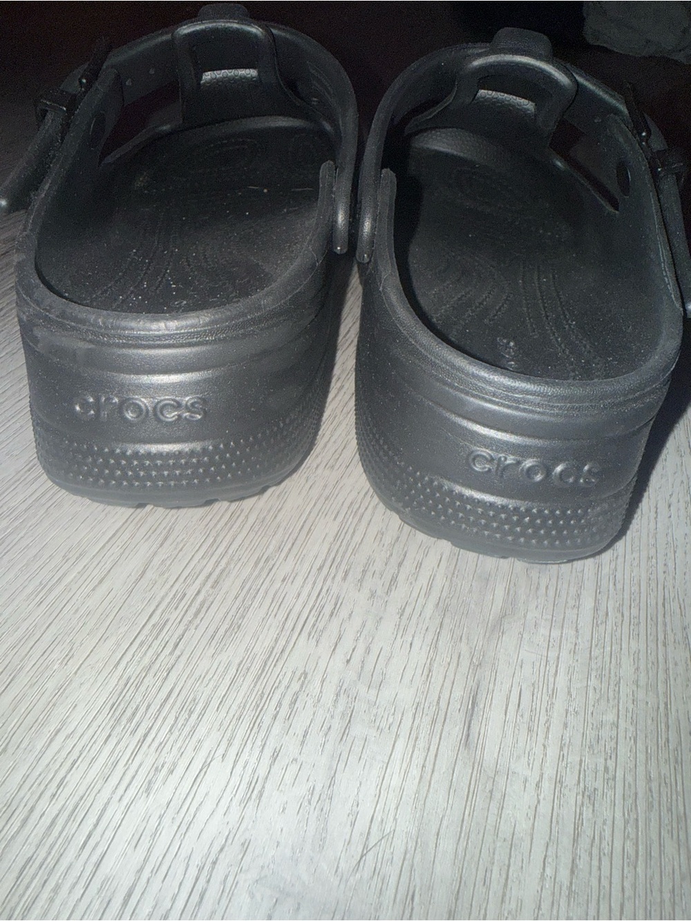 Black Closed-Toe Mary Jane Crocs - Picture 4 of 9